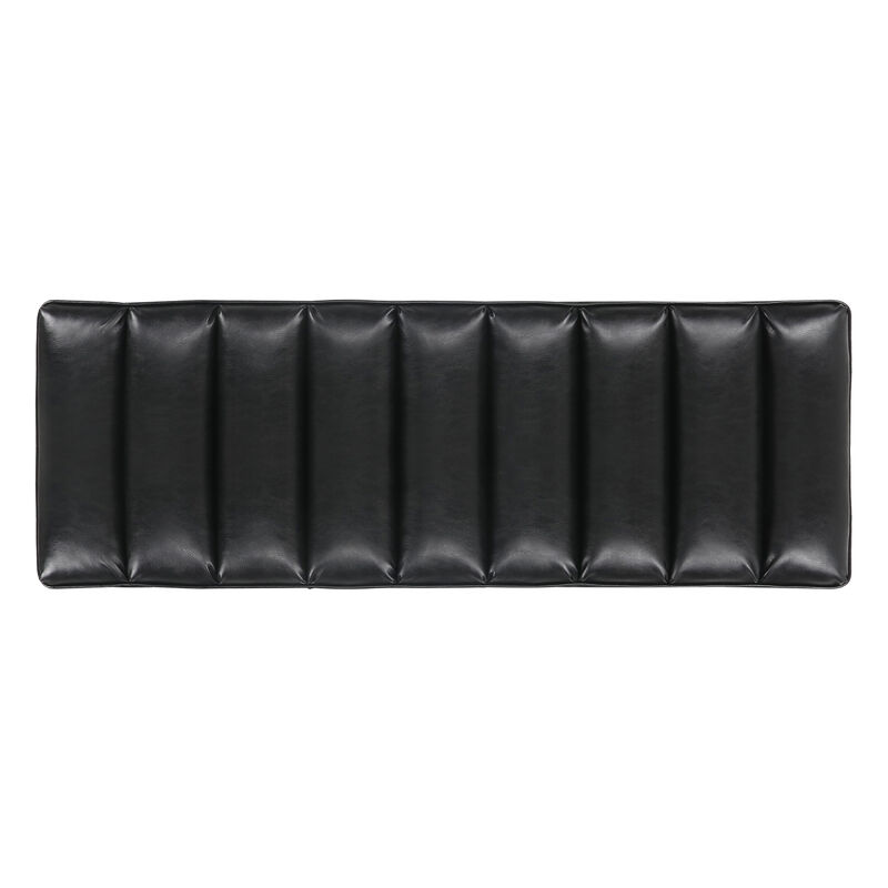 Metal Base Upholstered Bench For Bedroom For Entryway