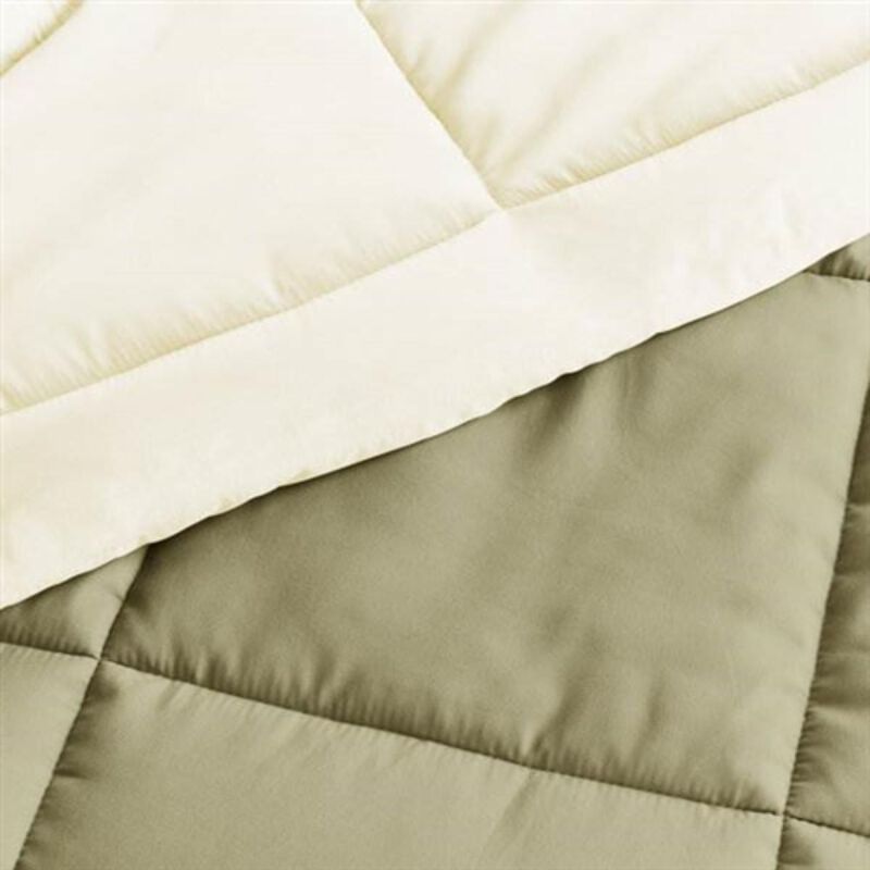 Hivvago Full/Queen 3 Piece Microfiber Reversible Comforter Set