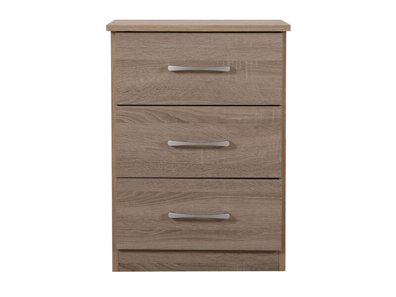 Boston 3-Drawer Nightstand (24 in. H x 16 in. W x 18 in. D)