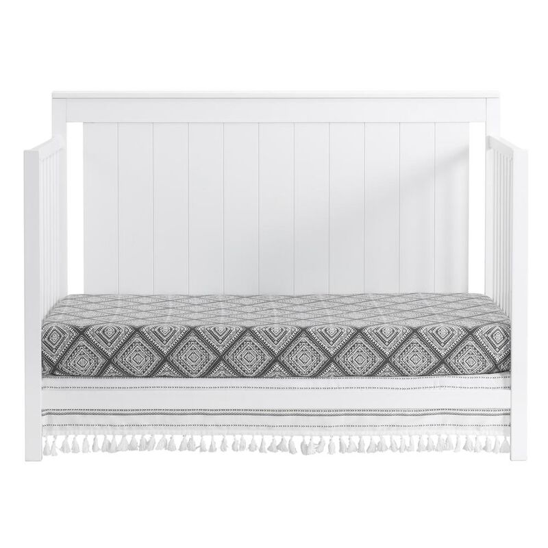 Oxford Baby Lazio 4 In 1 Convertible Crib Snow White