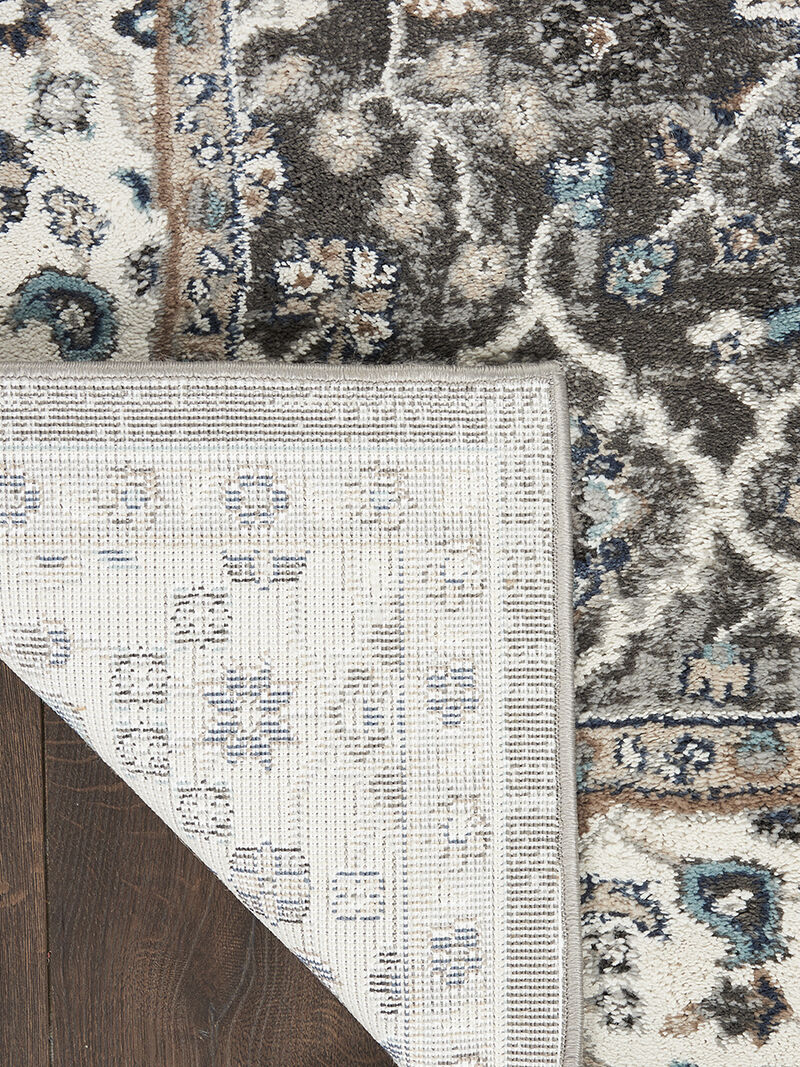 American Manor AMR01 Gray/Ivory 7'10" x 9'10" Rug