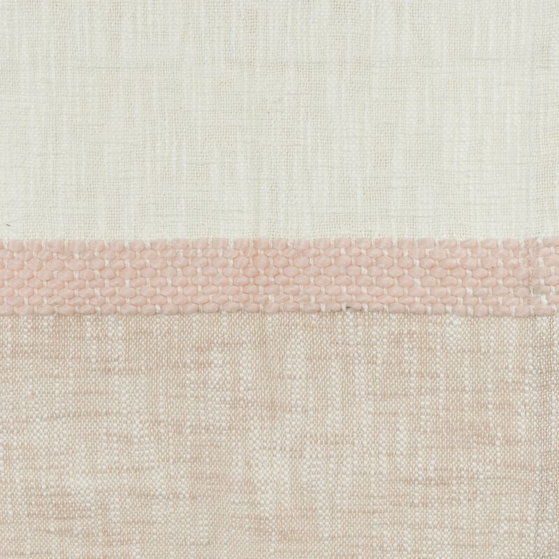 Blush/Natural 50" x 60" Throw Blanket