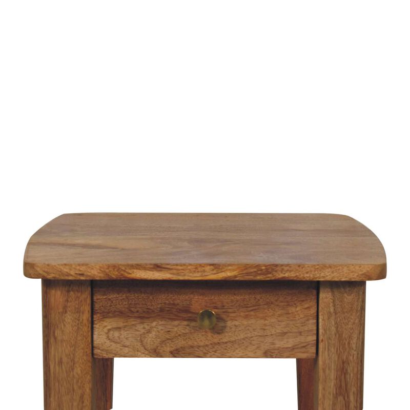 Artisan Furniture Solid Wood Rope End Table