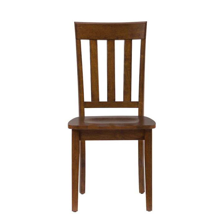 Jofran Simplicity Solid Wood Classic Slat Back Dining Chair (Set of 2)