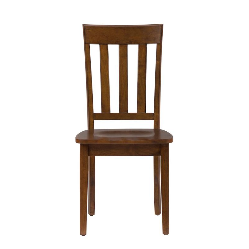 Jofran Simplicity Solid Wood Classic Slat Back Dining Chair (Set of 2)