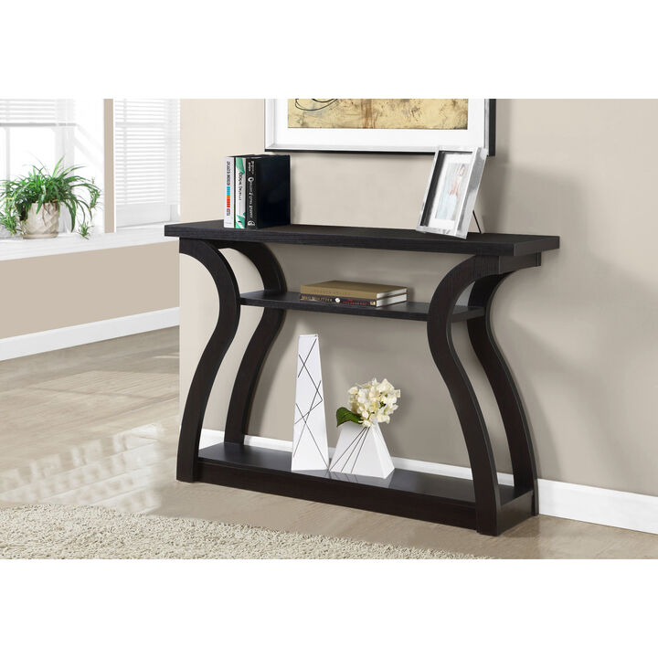 Monarch Specialties I 2445 Accent Table, Console, Entryway, Narrow, Sofa, Living Room, Bedroom, Laminate, Brown, Contemporary, Modern