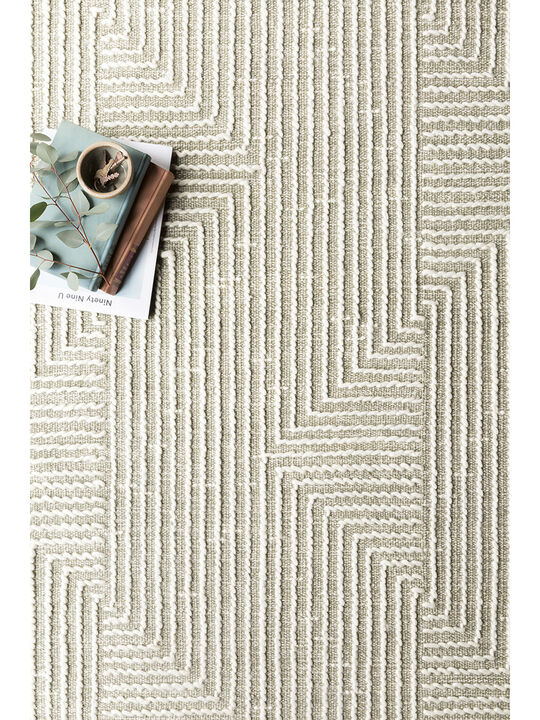 Newton NET04 Sage/Ivory 18" x 18" Sample Rug