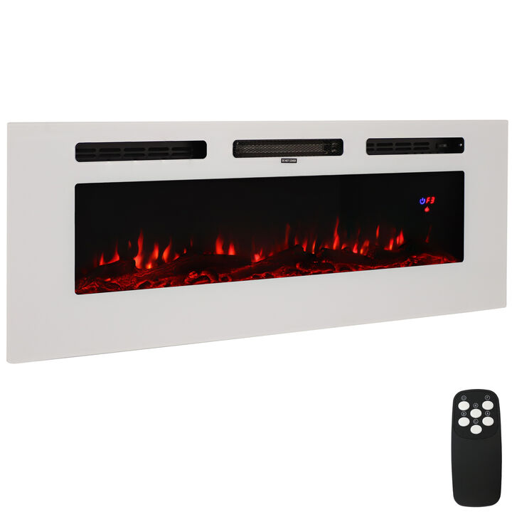 Sunnydaze 50" Sophisticated Hearth Indoor Electric Fireplace