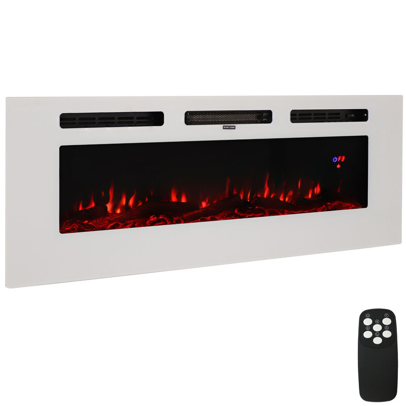 Sunnydaze 50" Sophisticated Hearth Indoor Electric Fireplace