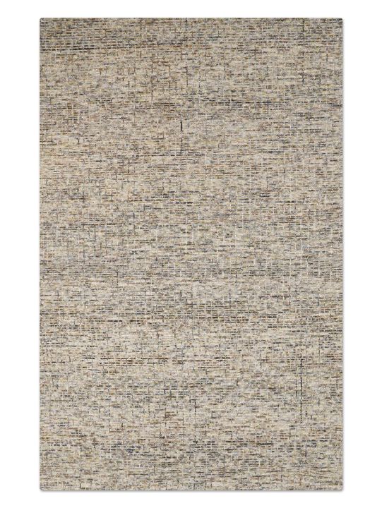 RUGSOTIC CARPETS HAND TUFTED WOOL ECO-FRIENDLY AREA RUGS  - 5'x8', Rectangle Shape, Light Green, Solid Plain Design, High Pile  Handmade Anti Skid Area Rugs for Living Room, Bed Room (KWC111)