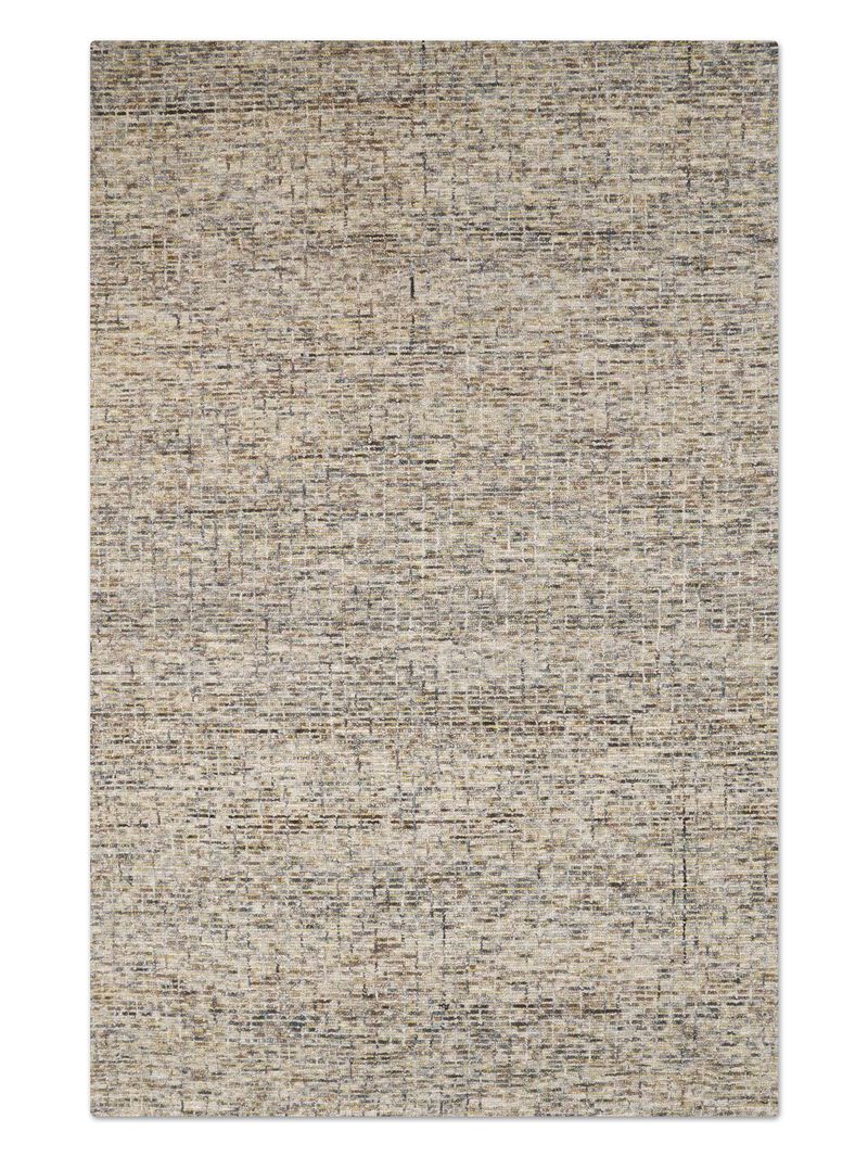RUGSOTIC CARPETS HAND TUFTED WOOL ECO-FRIENDLY AREA RUGS  - 5'x8', Rectangle Shape, Light Green, Solid Plain Design, High Pile  Handmade Anti Skid Area Rugs for Living Room, Bed Room (KWC111)