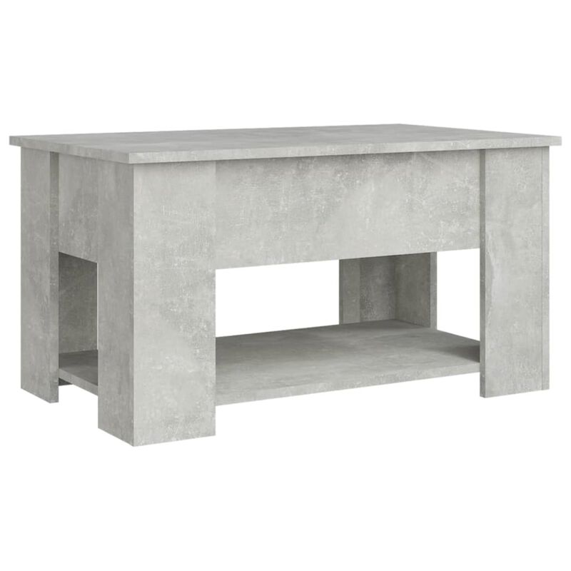 vidaXL Coffee Table Concrete Gray 31.1"x19.3"x16.1" Engineered Wood