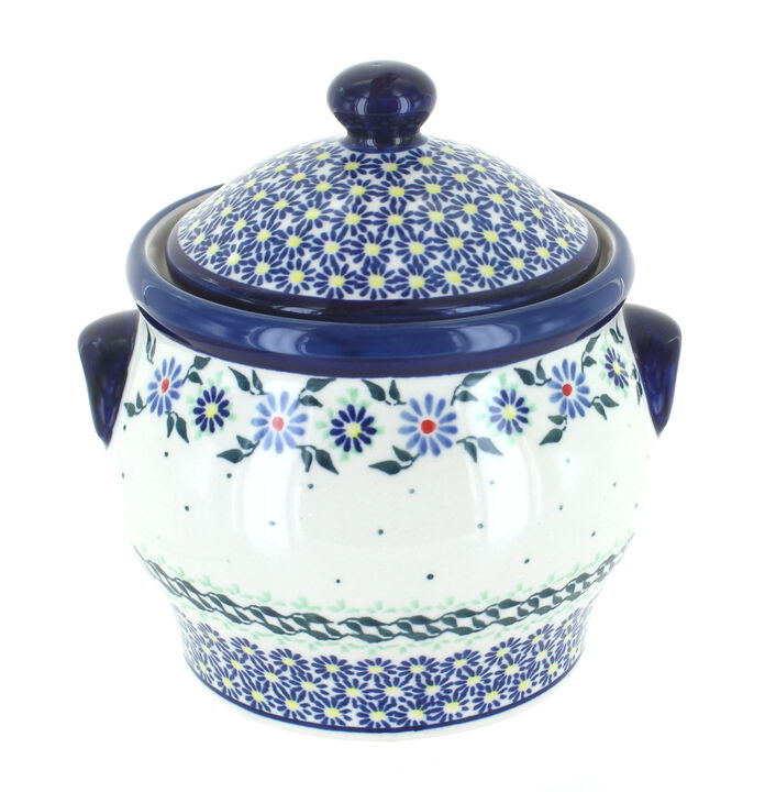 Blue Rose Polish Pottery Sweet Annie Medium Canister