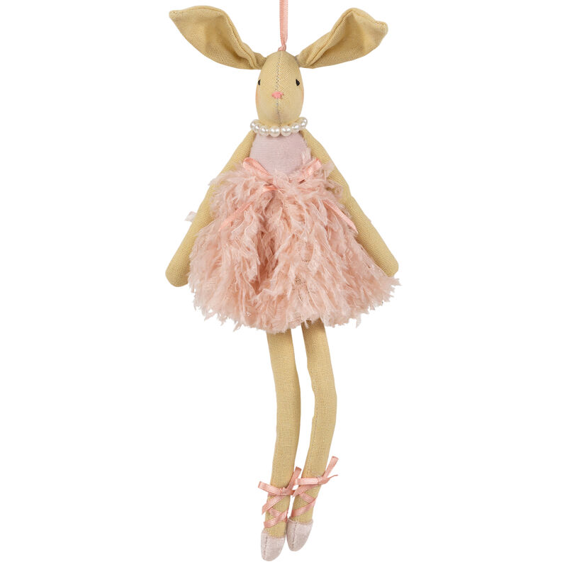Plush Ballerina Bunny Easter Wall Decoration - 13"