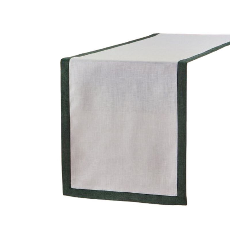 Solino Home 100% Pure Linen Table Runner 14 x 90 Inch | Classic