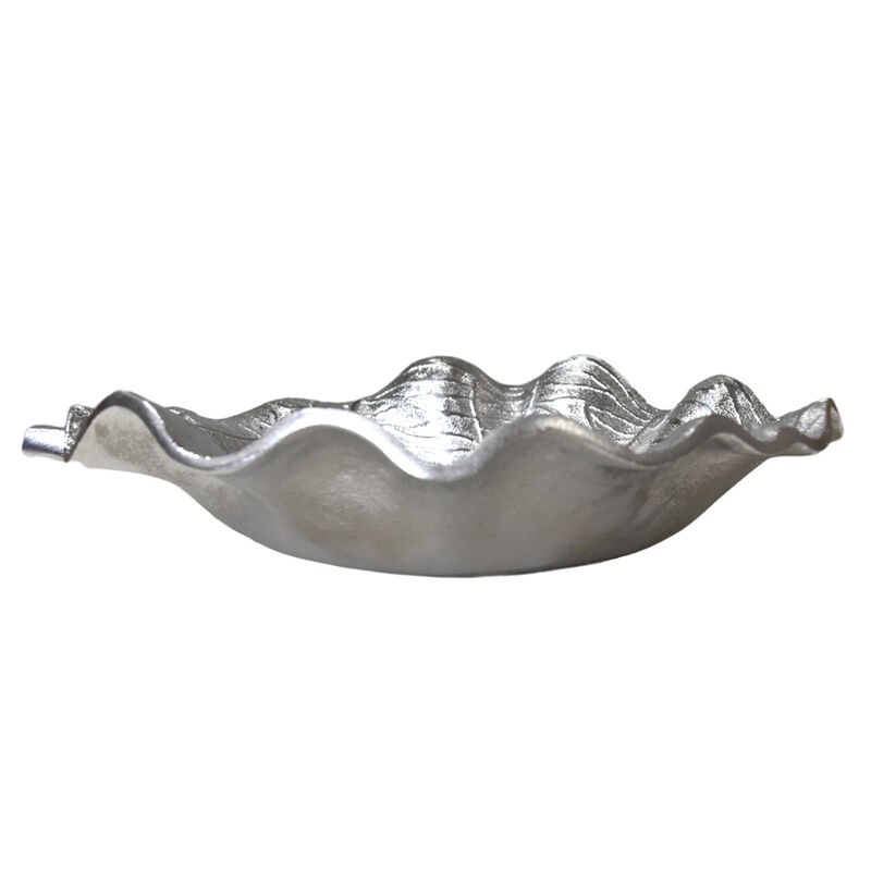 Handmade Decorative Gold Color Coated 4.72 x 4.52 x 1.18 Inches Aluminium Tray 052AB BBH Home's