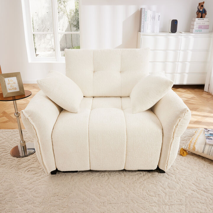 Merax Chenille Ergonomic  1- Seat Single Sofa for Living Room