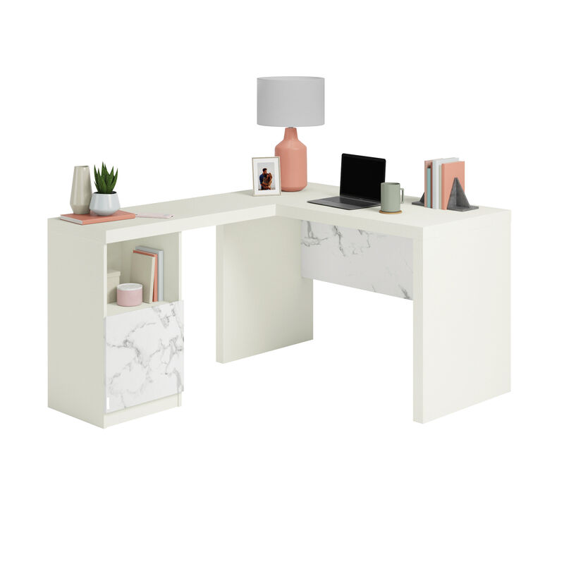 Hudson Court L-Desk