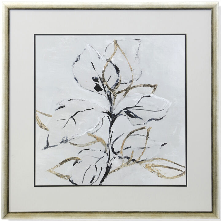 FRAMED PRINT UNDER GLASS