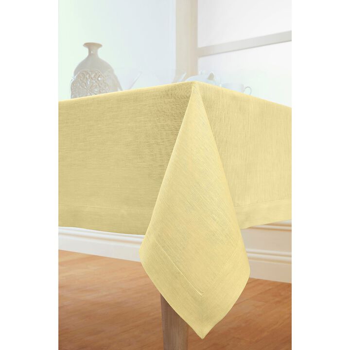 Solino Home 100% Pure Linen Tablecloth | Athena for Spring and Easter