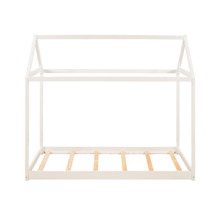 Merax Twin Size Wooden House Bed