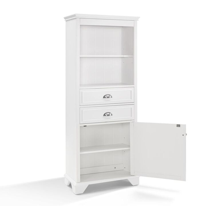 Crosley Furniture Lydia Tall Cabinet White
