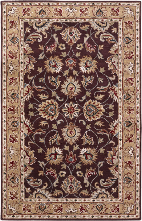 Caesar CAE-1004 8' x 10' Oval Black Rug