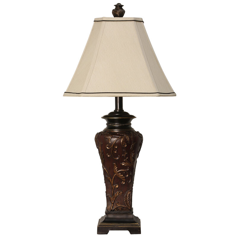 Crimson Floral Zoey Table Lamp (Set of 2)