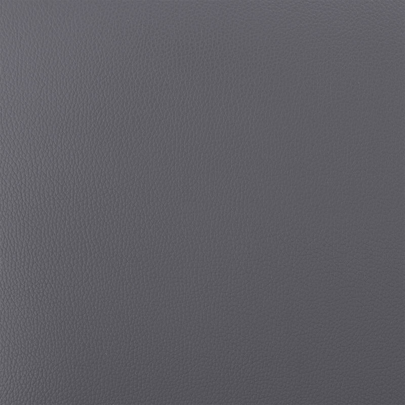 Lottech Swivel Stool in Brushed Stainless Steel with Black Faux Leather