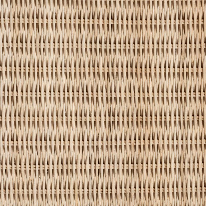 bali & pari Lanica Japandi Sun Bleached Rattan 3 Drawer Nightstand