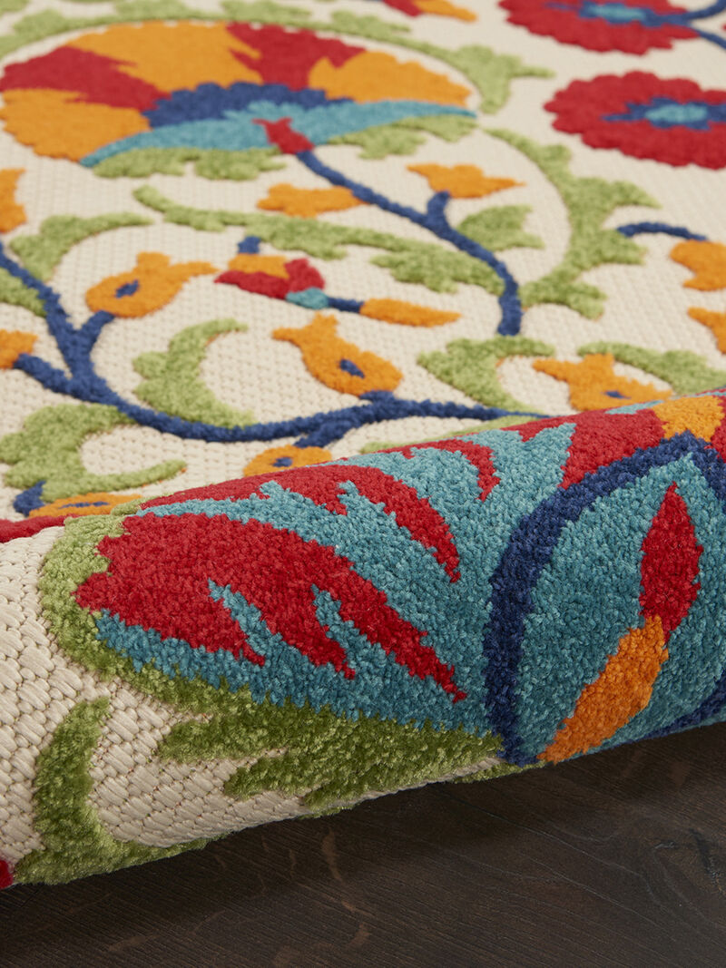 Aloha ALH20 Red/Multicolor 9' x 12' Rug