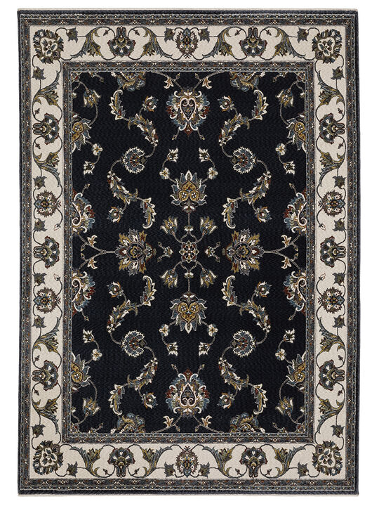 Vivian 3'10" x 5'5" Navy Rug