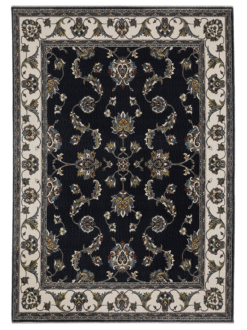 Vivian 3'10" x 5'5" Navy Rug