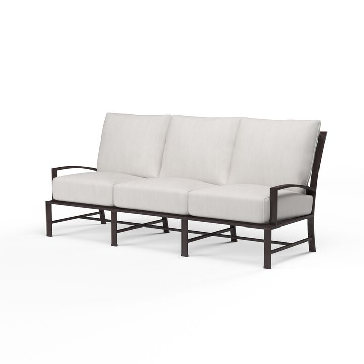 La Jolla Sofa in Canvas Flax w/ Self Welt