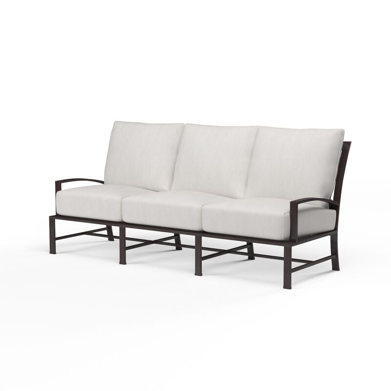 La Jolla Sofa in Canvas Flax w/ Self Welt