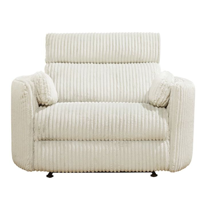 Parker Living Mega Ivory Extra Wide Power Glider Recliner