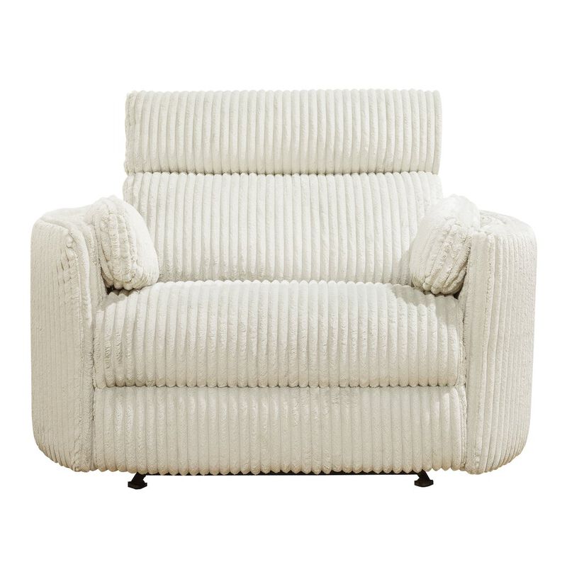 Parker Living Mega Ivory Extra Wide Power Glider Recliner