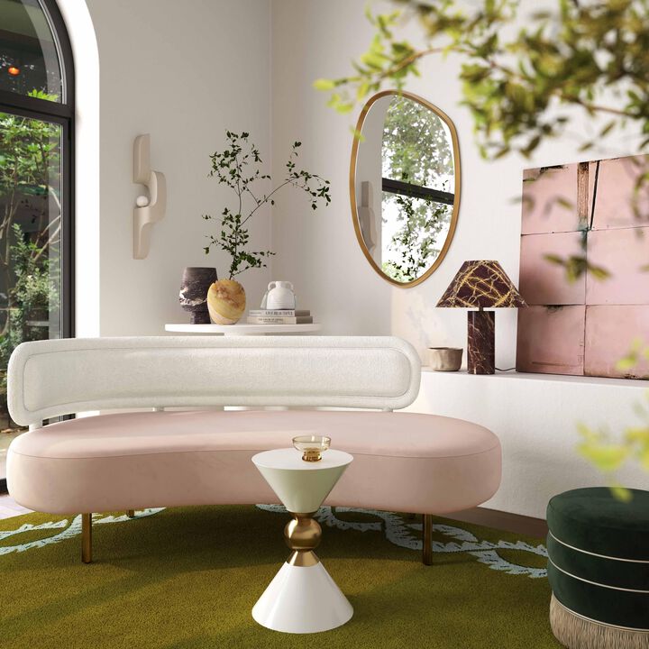 Tischa Mint Green Velvet Sofa
