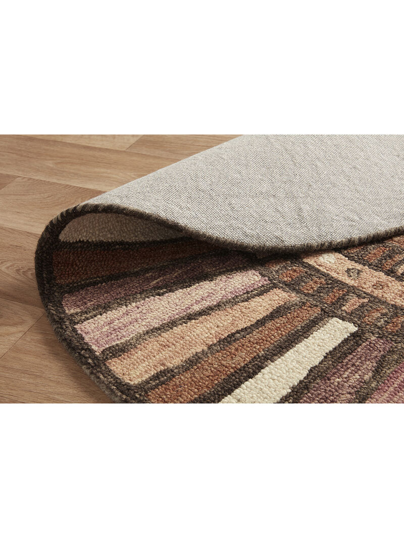 Ayo AYO02 Berry/Spice 3' x 3' Round Rug