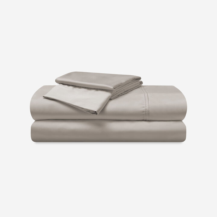 Hyper-Cotton Twin XL Sheet Set - Medium Beige
