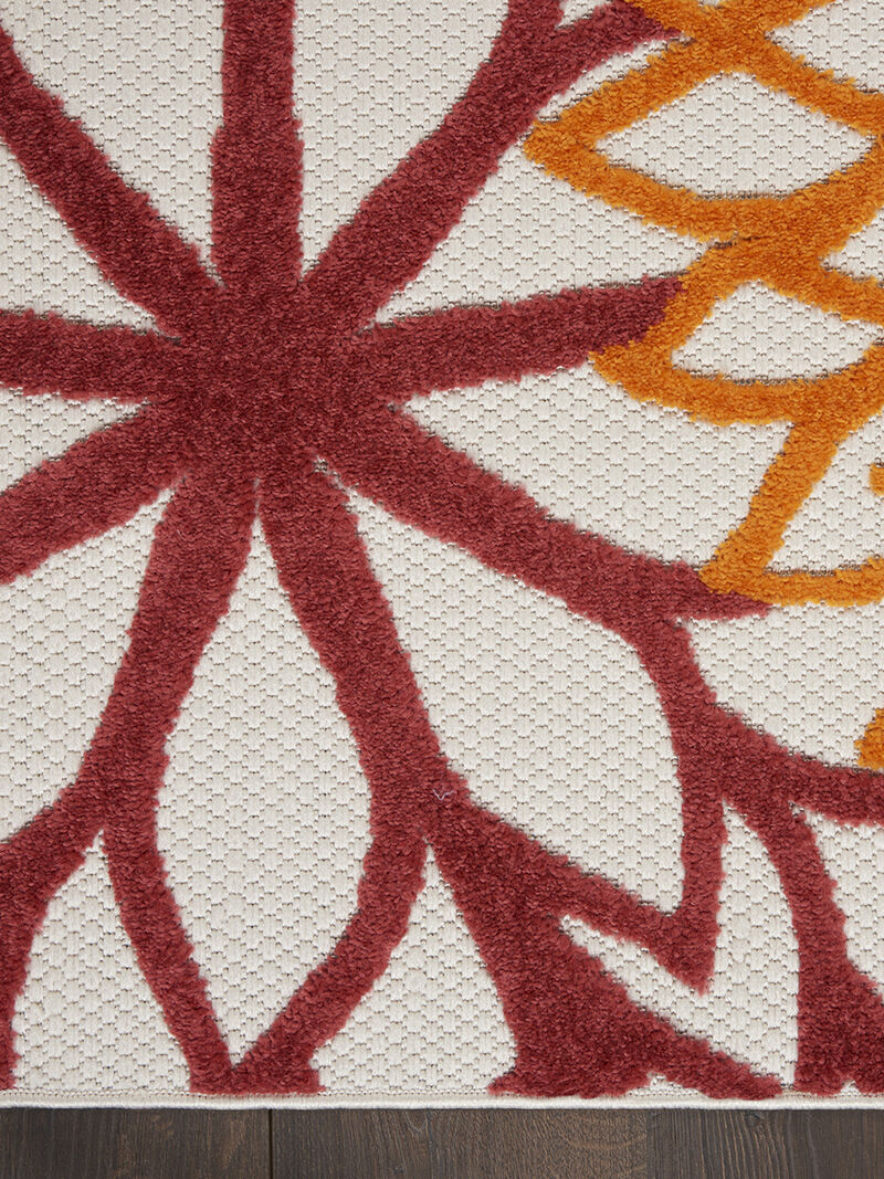 Aloha ALH05 Red/Multicolor 9' x 12' Rug