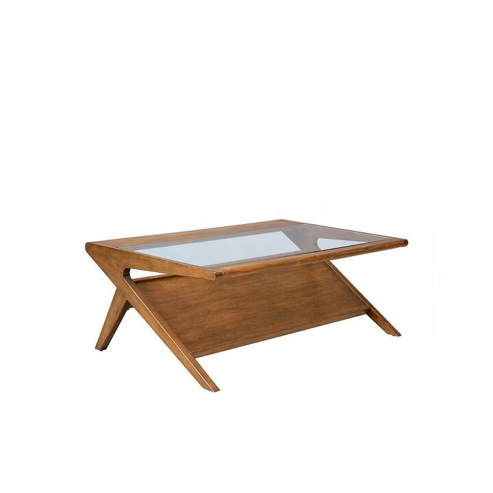 INK+IVY Rocket Coffee Table  w/Tempered Glass
