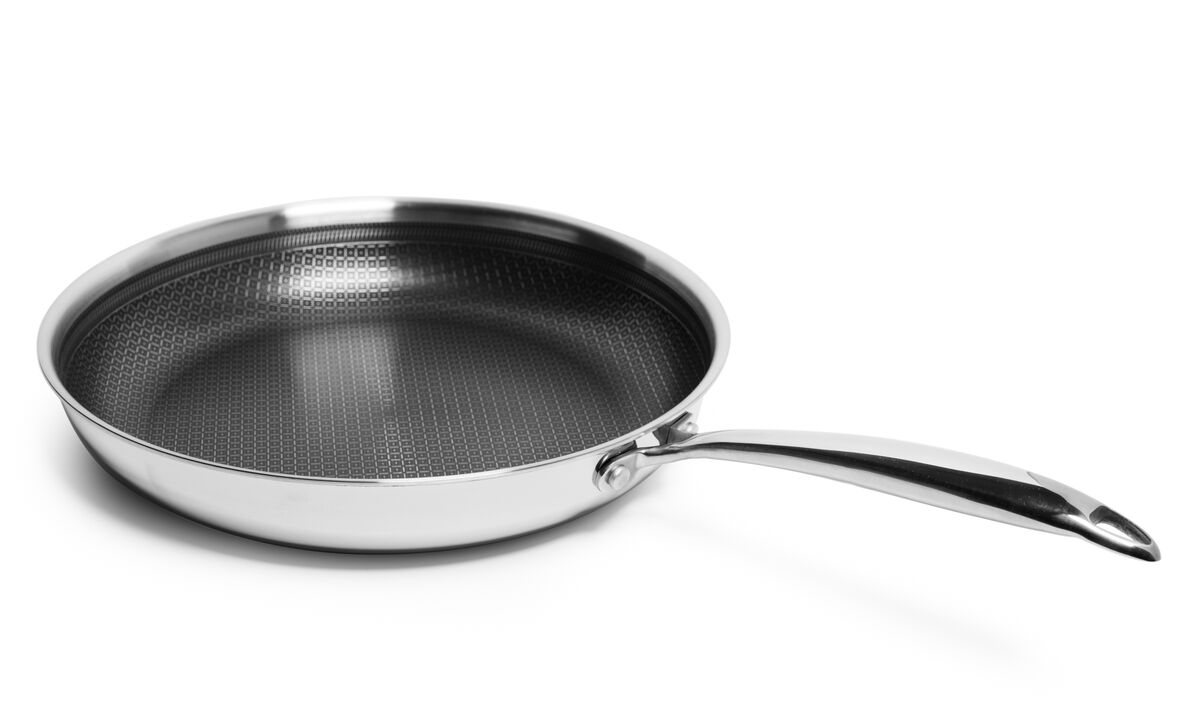 Tri-ply Stainless Steel Diamond Nonstick 12 in. Frying Pan