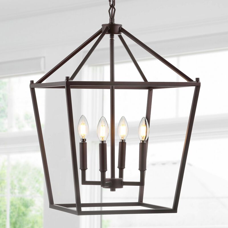 PagodaBulb Lantern Metal LED Pendant