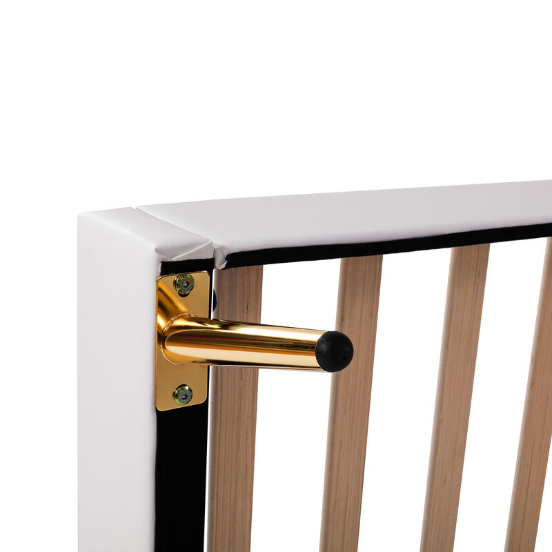 Merax Modern Princess Bed With Crown Headboard