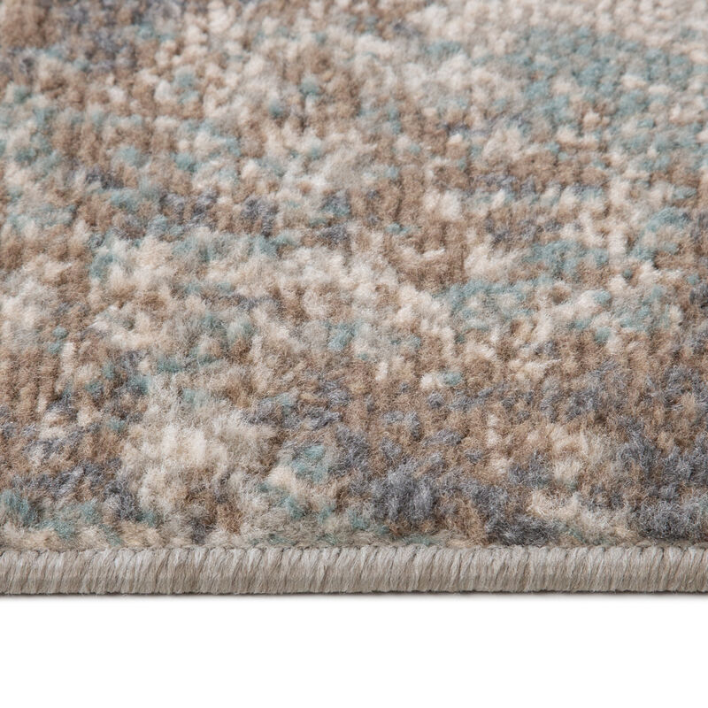 Alpine Bella Light Brown Abstract Area Rug 1'10" x 2'11"