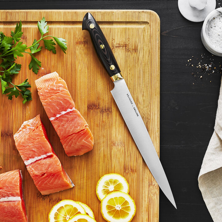 KRAMER by ZWILLING EUROLINE Carbon Collection 2.0 9-inch Carving Knife