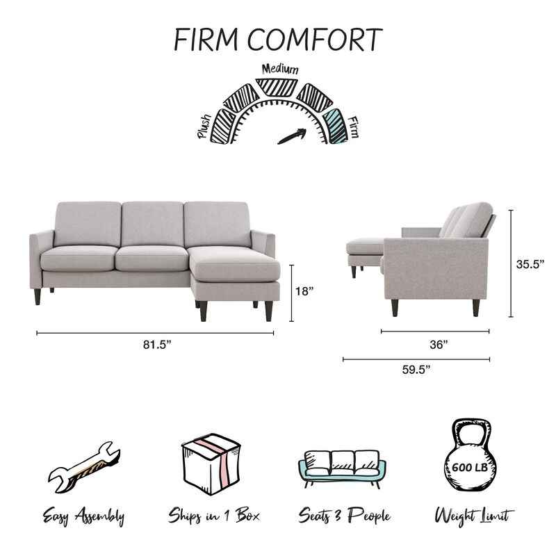 Mr. Kate Winston Reversible Sofa Sectional