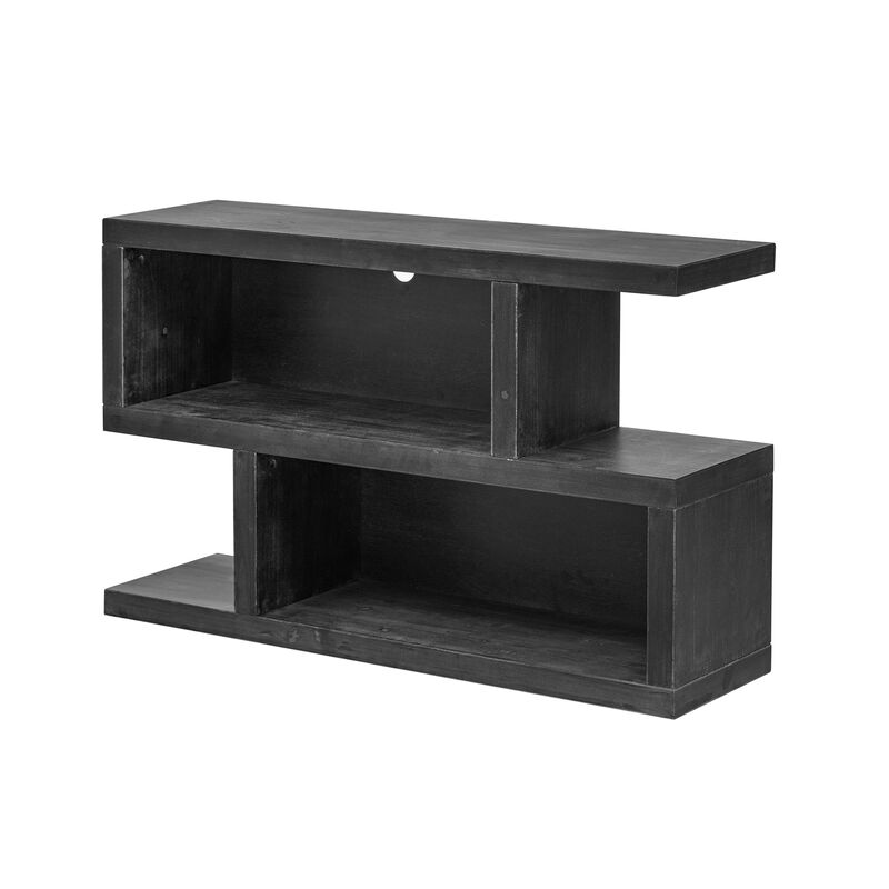 Merax Retro Console Table with 2-Tier Open Shelf