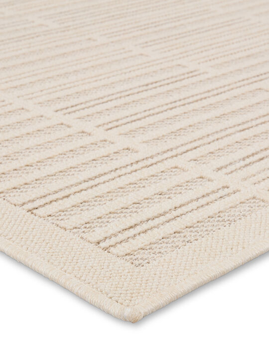 Continuum Quantum White 2' x 3' Rug